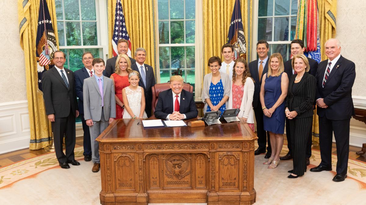 President Trump signs the STAR Act into law